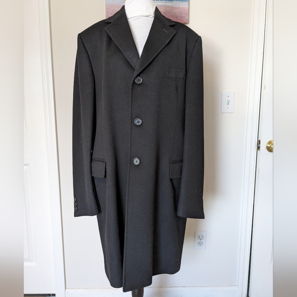 Tadon Made in Italy wool-cashmere blend men's coat. XL, 46-EU
